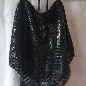 Sequin Black Women's Top